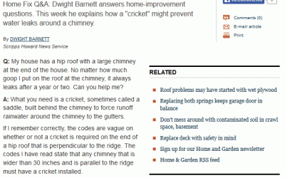 Roofers Urge Chimney Crickets for Hip Roofs to Prevent Costly Leaks